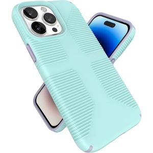 image:imageSpeck iPhone 14 Pro Max Case  Slim Drop Protection Scratch Resistant  No Slip Grip for iPhone 14 Pro Max 67 Model  Pale CyanLilac GemShell Grip Hard