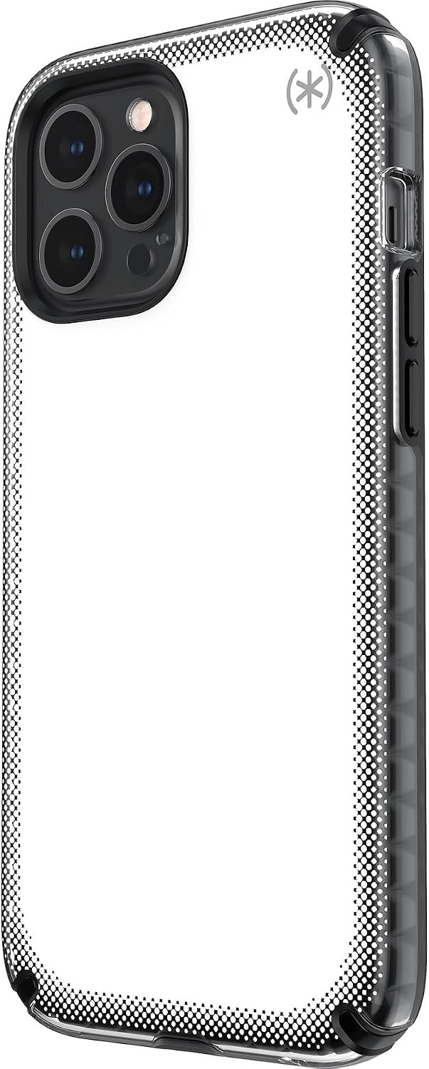image:imageSpeck Products Presidio Edition iPhone 12 Pro Max Case WhiteRosy PinkWatercolor RosesClearBlackWhite HotBlackBlack