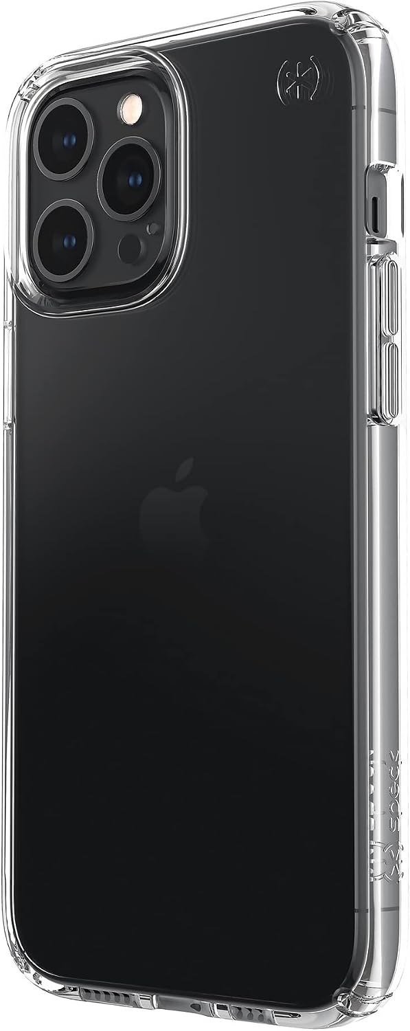 image:imageSpeck Products Presidio Edition iPhone 12 Pro Max Case WhiteRosy PinkWatercolor RosesClearClear