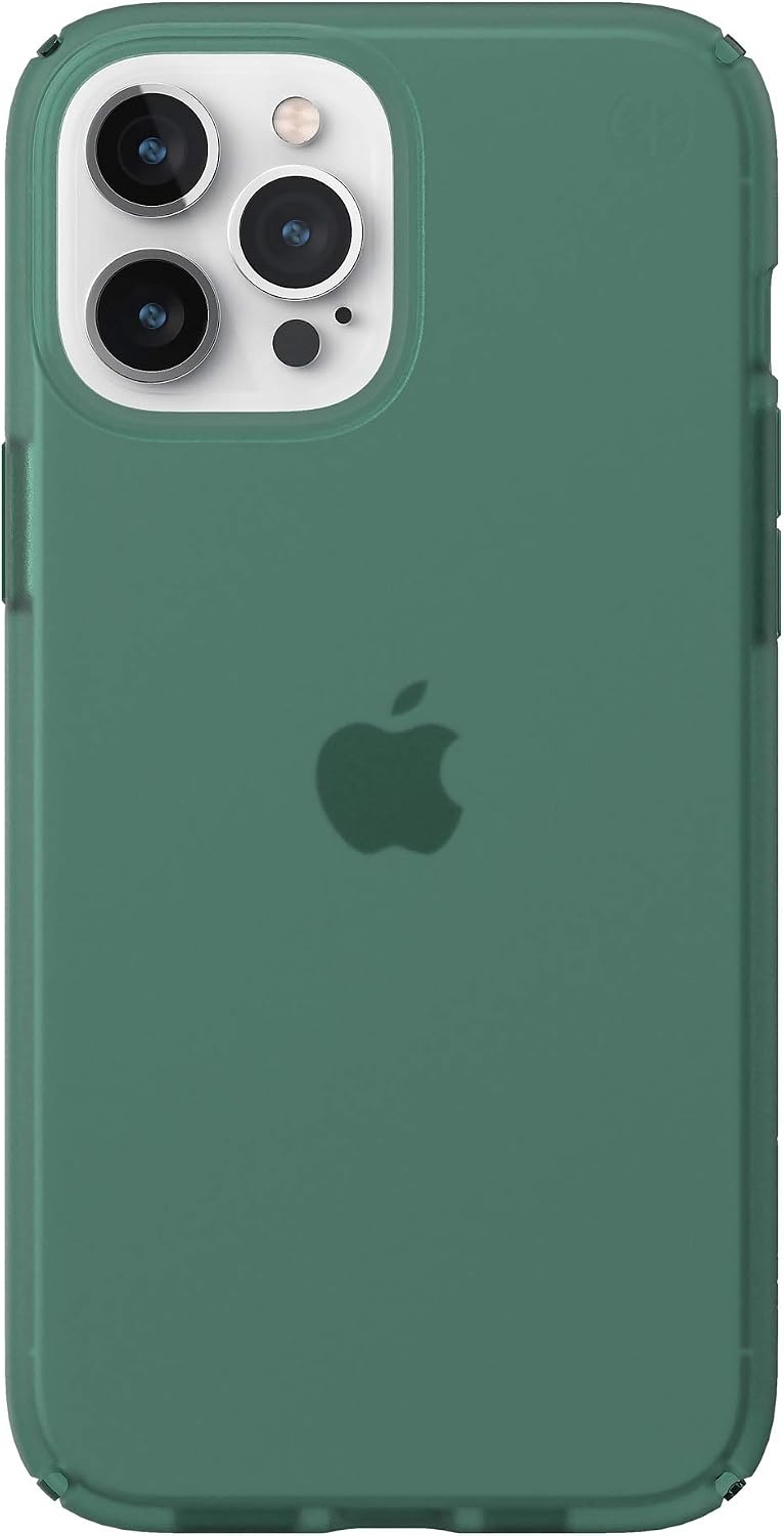 image:imageSpeck Products Presidio Edition iPhone 12 Pro Max Case WhiteRosy PinkWatercolor RosesFern GreenFern Green