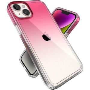 image:imageSpeck Clear iPhone 14 Plus Case  Drop Protection Scratch Resistant Dual Layer Slim Phone Case for 67 iPhones 14 Plus  AntiYellowing amp AntiFade Case  Ombre Digital Pink FadeClear GemShellDigital Pink FadeClear